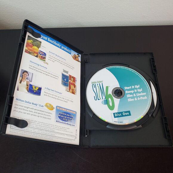 Debbie Siebers' Slim In 6 Six Weeks LIKE NEW - Picture 3 of 8